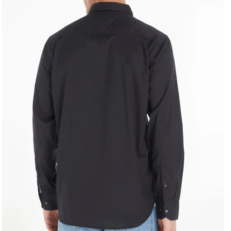 تومي هيلفيغر رجالي أوفرهمدن كور فليكس بوبلين أسود