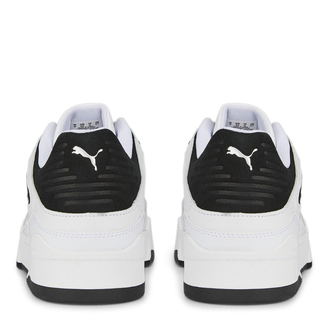 حذاء PUMA Slipstream الجلدي - أبيض/أسود