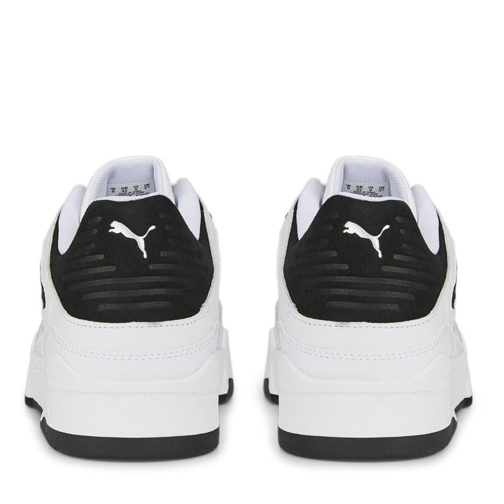 حذاء PUMA Slipstream الجلدي - أبيض/أسود