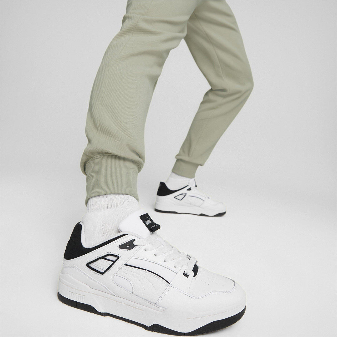 حذاء PUMA Slipstream الجلدي - أبيض/أسود