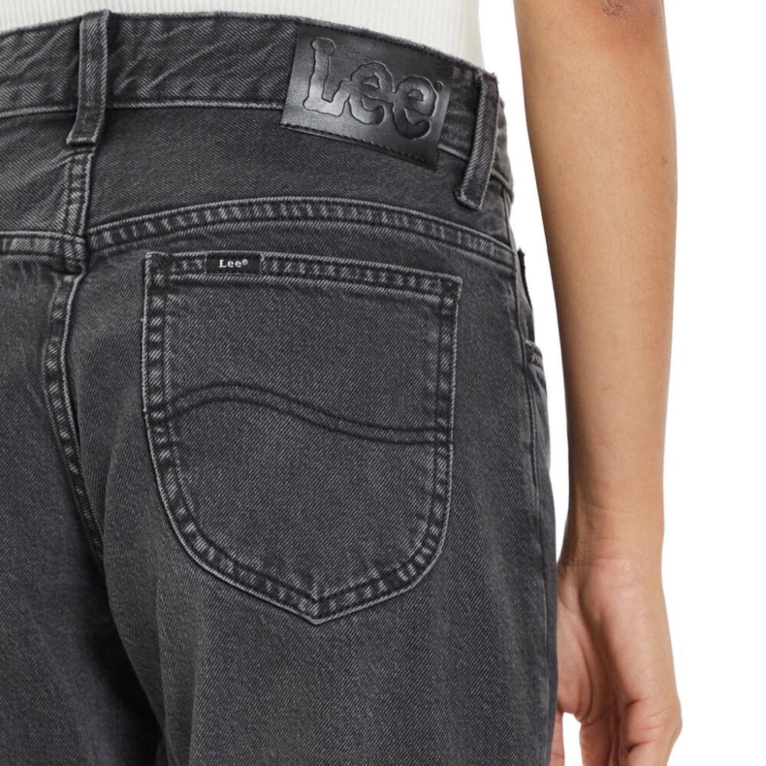 بنطلون جينز نسائي من Lee Rider Slim Fit باللون الرمادي