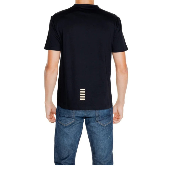 تيشيرت إمبوريو أرماني EA7 للرجال بشعار على الصدر