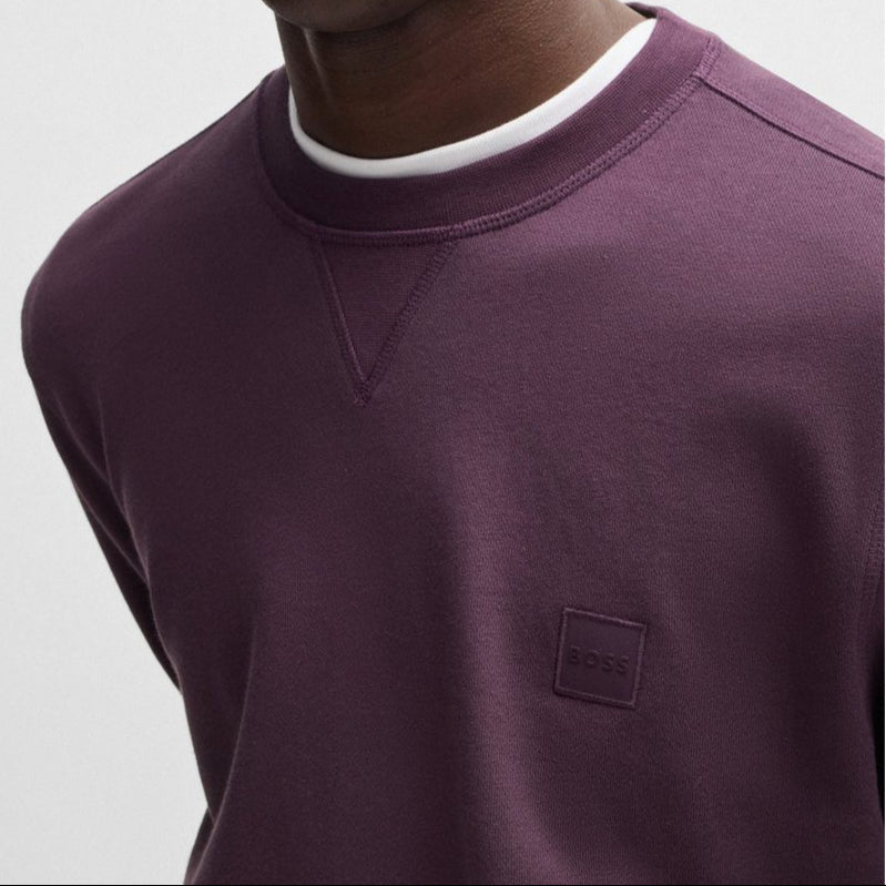 سترة بوس القطنية الأرجوانية