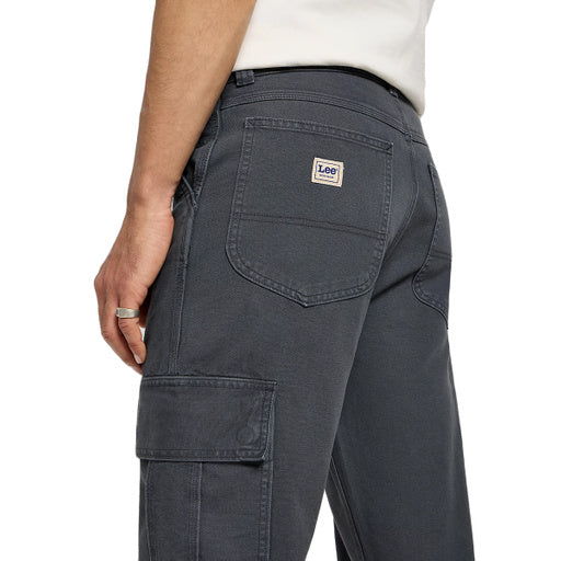 بنطال تشينو رجالي من لي باللون الرمادي