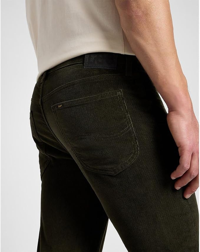 بنطلون دارين للرجال من لي باللون الأخضر