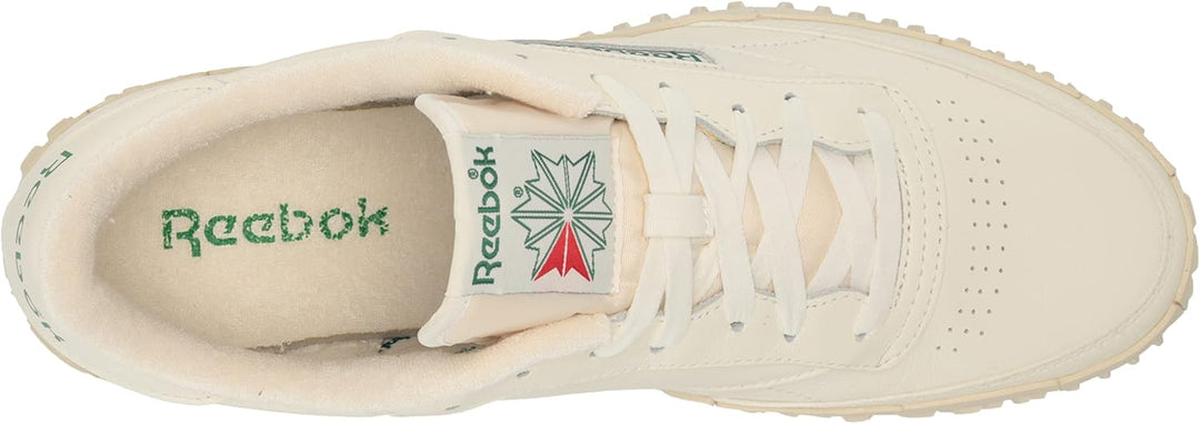 حذاء رياضي نسائي من ريبوك كلوب سي فيبرام "تشالك جلين جرين"