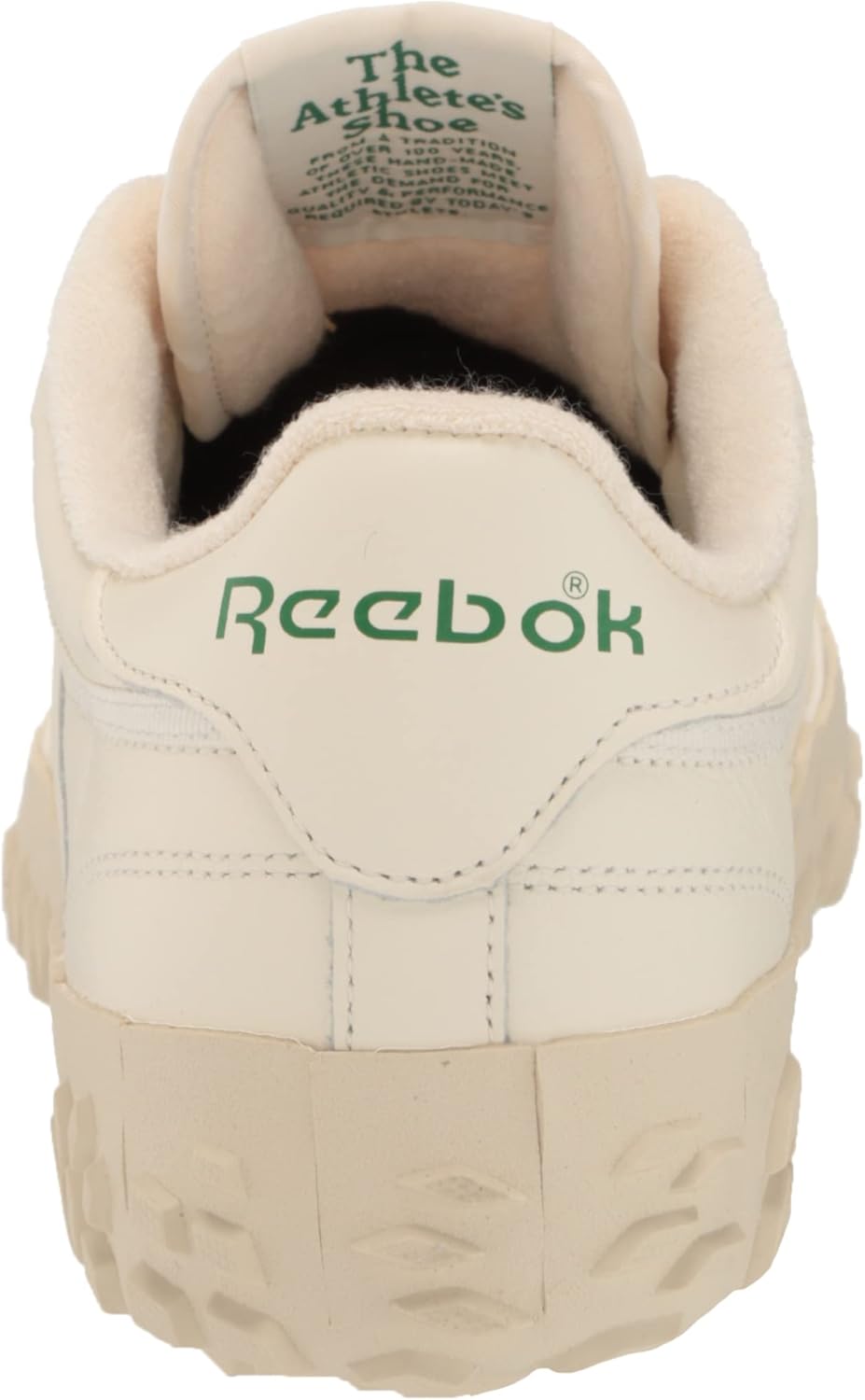 حذاء رياضي نسائي من ريبوك كلوب سي فيبرام "تشالك جلين جرين"