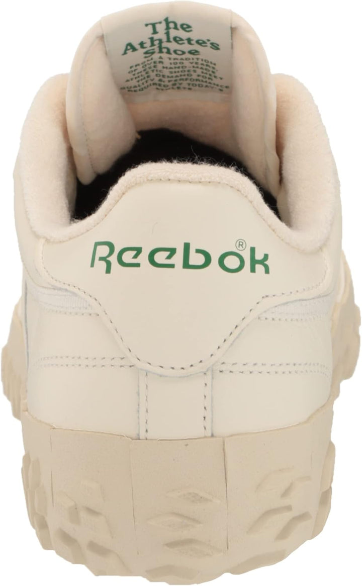 حذاء رياضي نسائي من ريبوك كلوب سي فيبرام "تشالك جلين جرين"