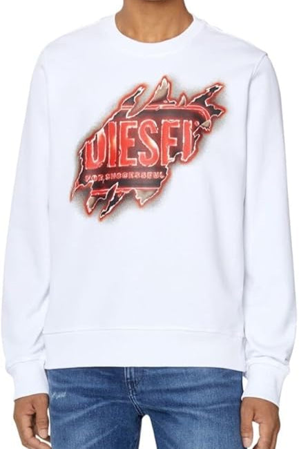 سويت شيرت ديزل أبيض