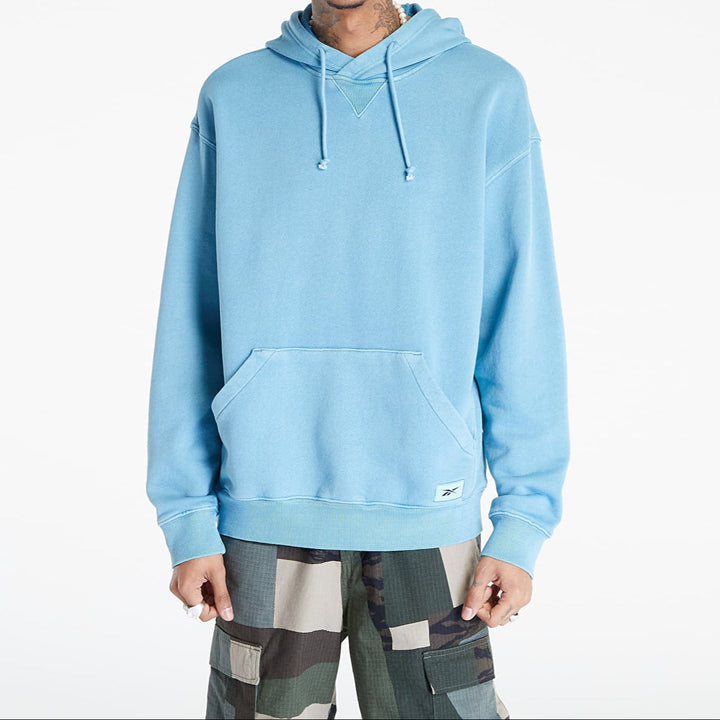 هودي ريبوك كلاسيكس بصبغة طبيعية - أزرق فولاذي S23-R