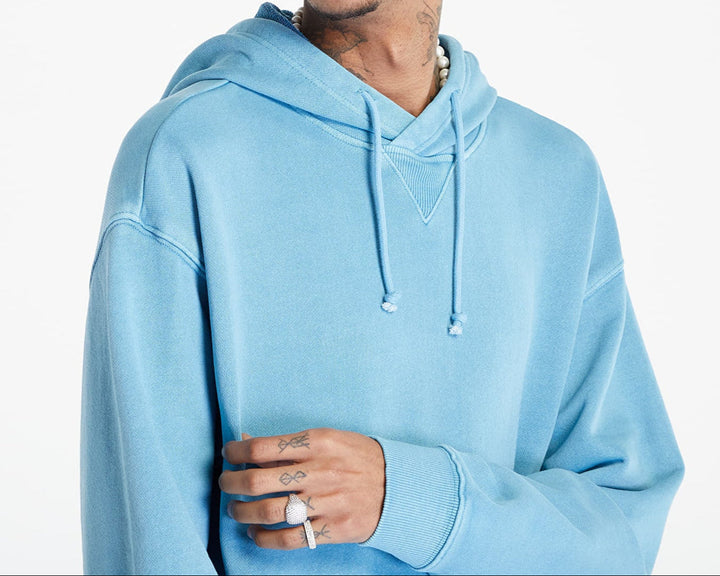 هودي ريبوك كلاسيكس بصبغة طبيعية - أزرق فولاذي S23-R