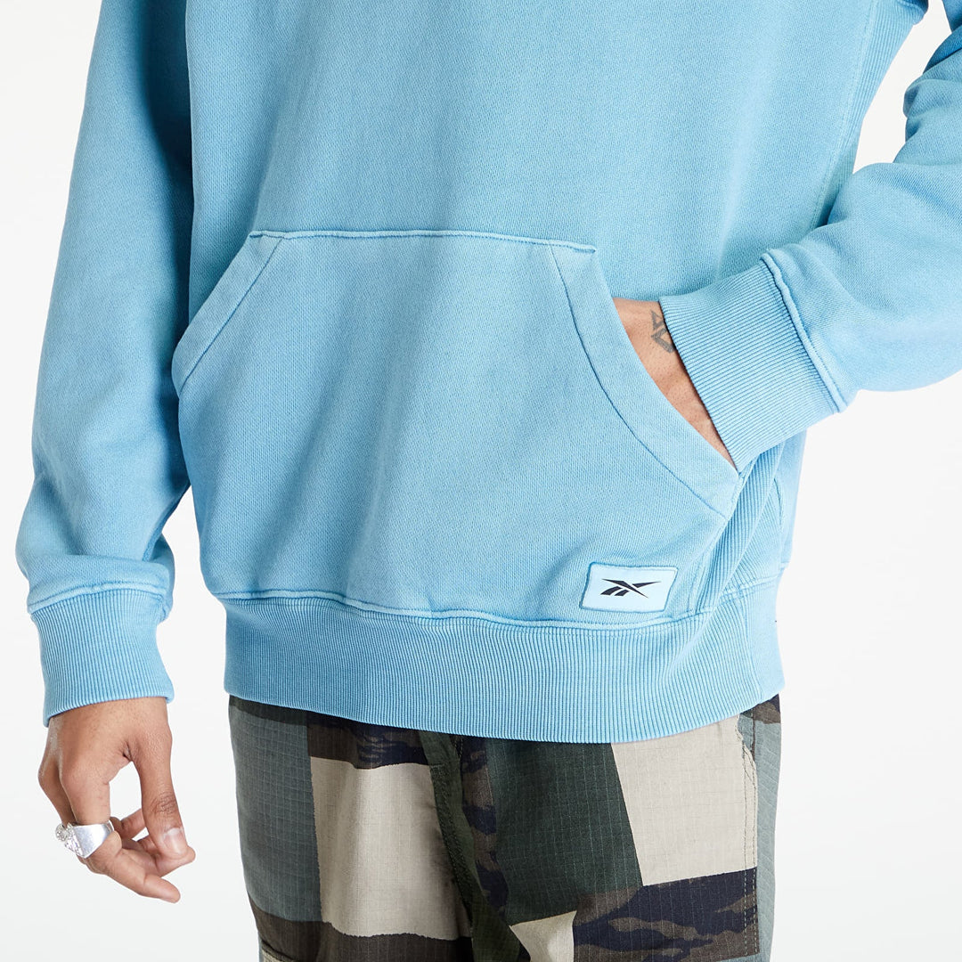 هودي ريبوك كلاسيكس بصبغة طبيعية - أزرق فولاذي S23-R