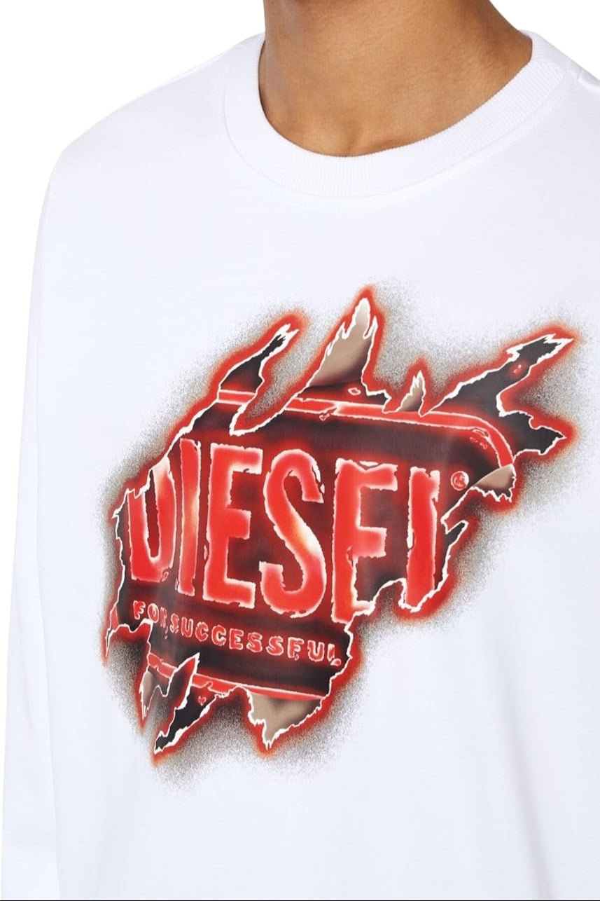 سويت شيرت ديزل أبيض