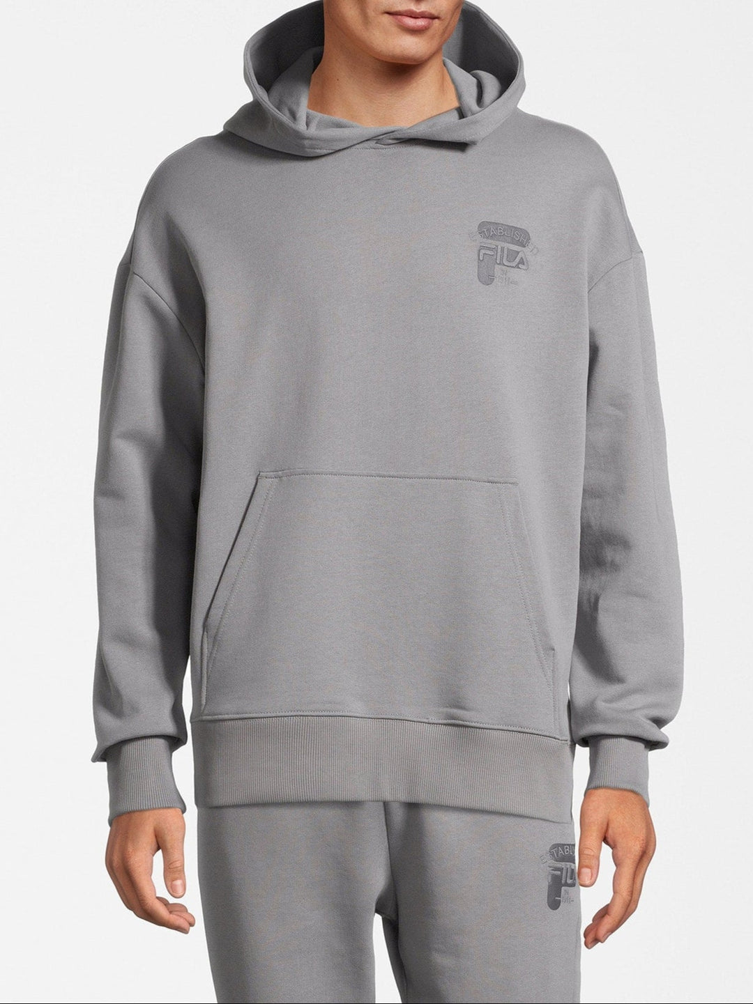 هودي فيلا بار رمادي/رمادي داكن