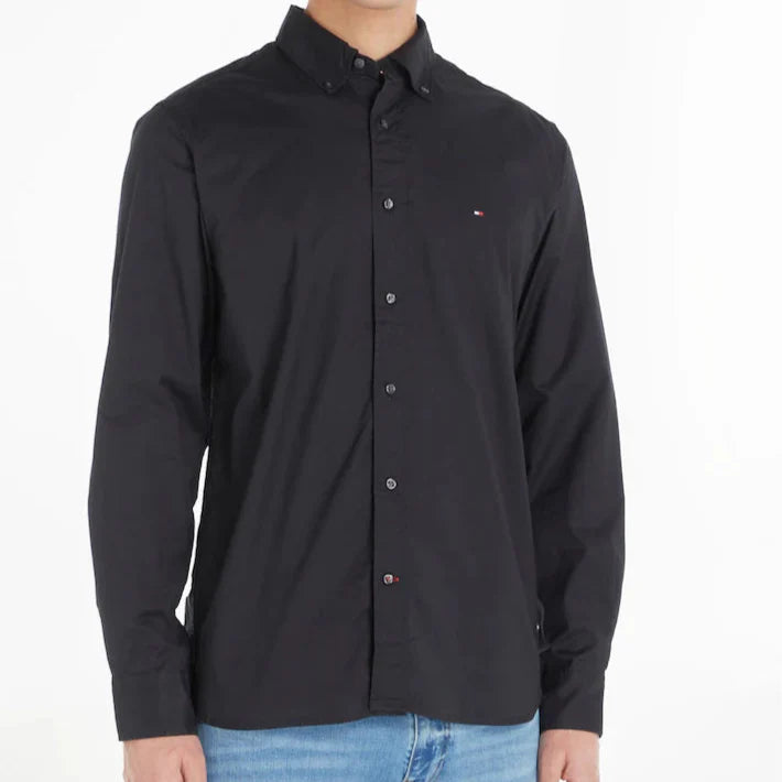 تومي هيلفيغر رجالي أوفرهمدن كور فليكس بوبلين أسود