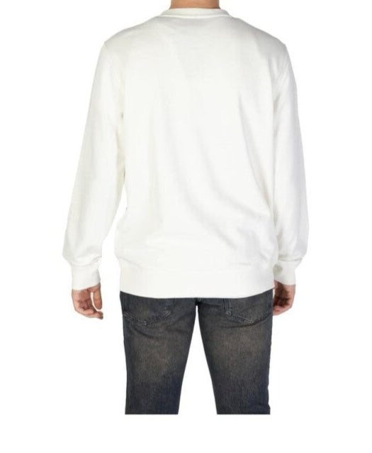 هوغو بوس - بلوفر قطني أبيض - سويت شيرت