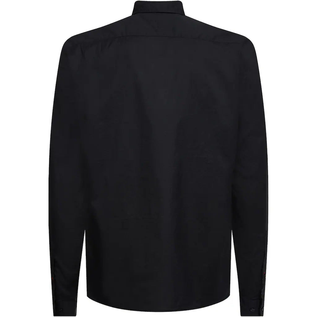 تومي هيلفيغر رجالي أوفرهمدن كور فليكس بوبلين أسود