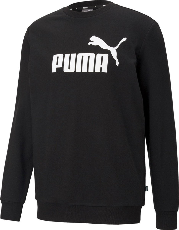 سويت شيرت رجالي من PUMA Essentials بشعار كبير وياقة دائرية