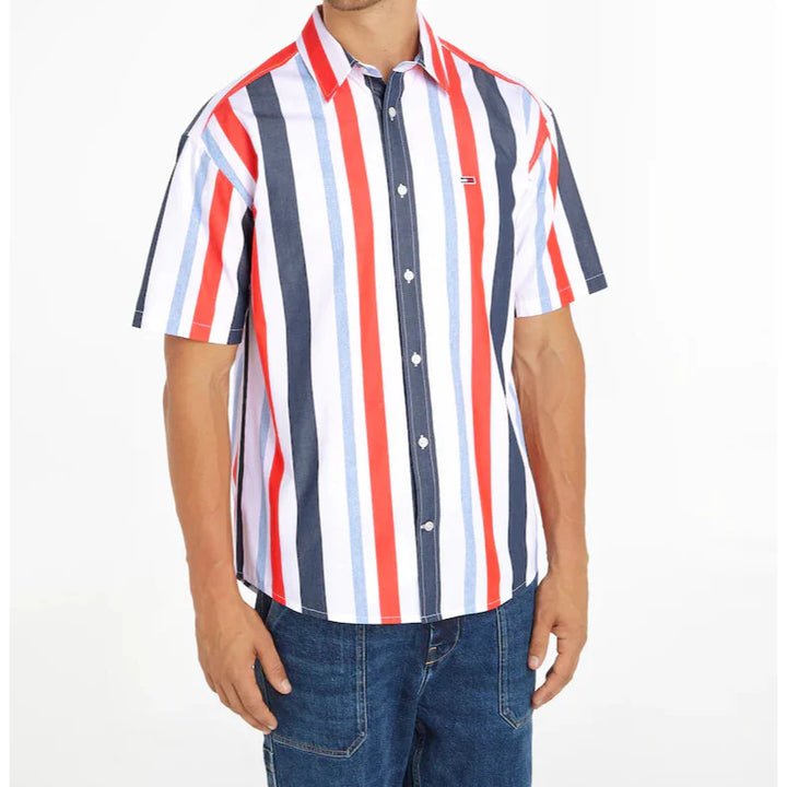 قميص تومي هيلفيغر للرجال مخطط - متعدد الألوان