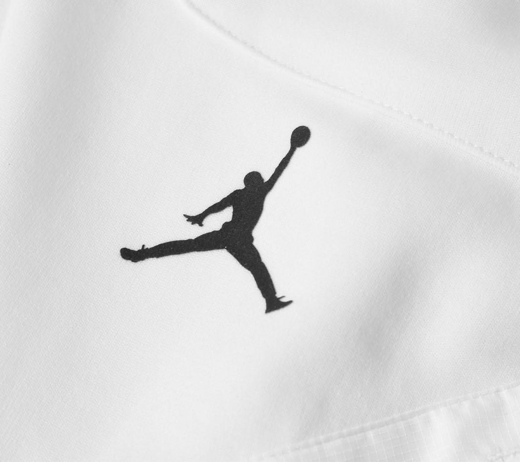 بنطال تدريب جوردان دراي-فت فليس - بنطال جري رجالي مريح باللون الأبيض