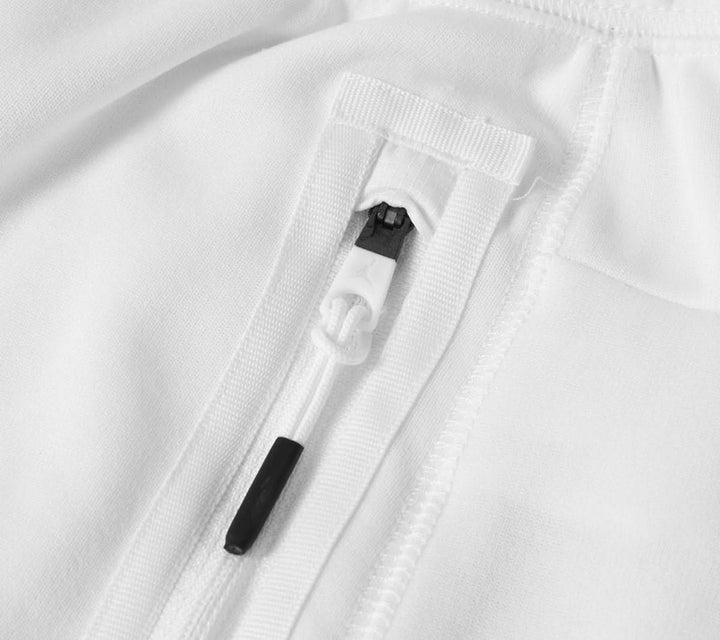بنطال تدريب جوردان دراي-فت فليس - بنطال جري رجالي مريح باللون الأبيض