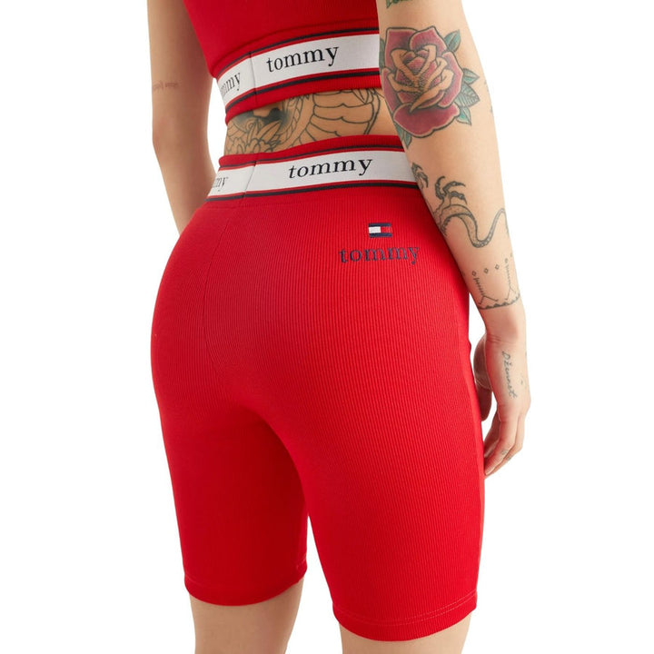 شورت جيرسي مضلع للنساء من تومي جينز