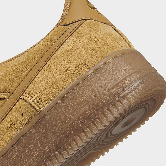 حذاء نايكي إير فورس 1 LV8 للأطفال الكبار - بني بريطاني فاتح/حليب جوز الهند/بني داكن/بورجوندي كراش