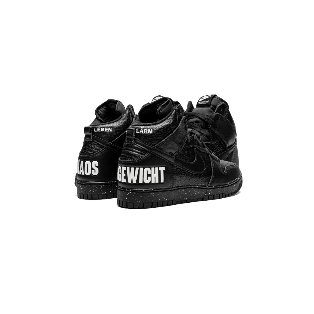 حذاء UNDERCOVER x Nike Dunk High 1985 "Chaos Black"