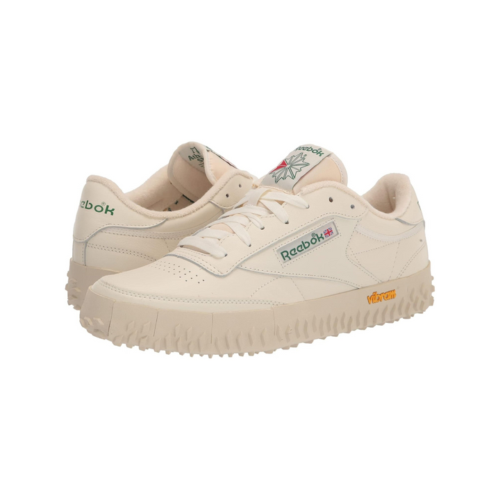 حذاء رياضي نسائي من ريبوك كلوب سي فيبرام "تشالك جلين جرين"