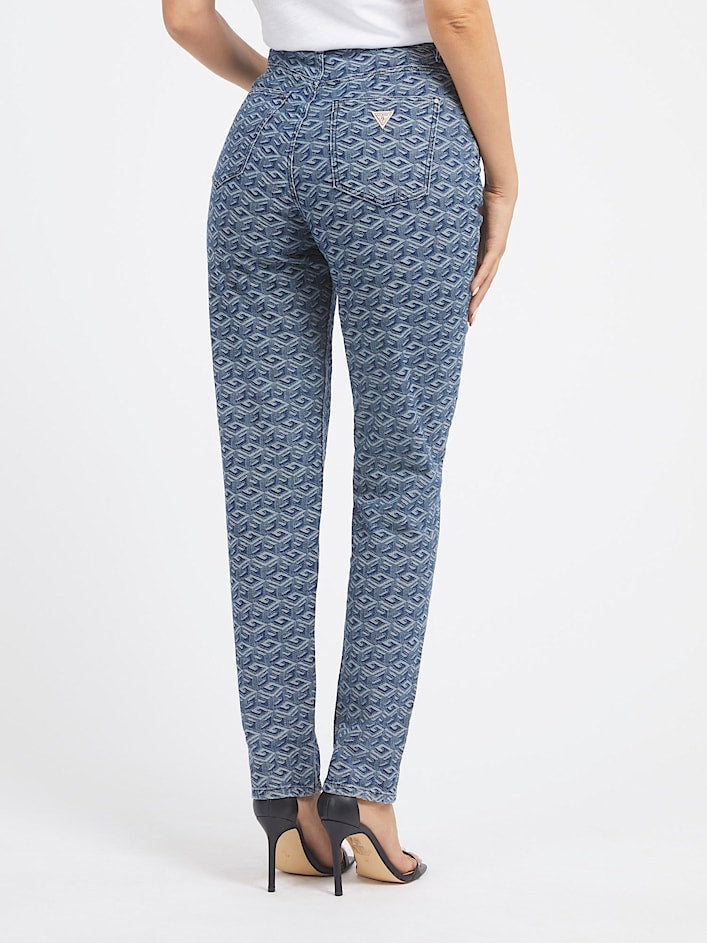 بنطال جينز بشعار G Cube من Guess