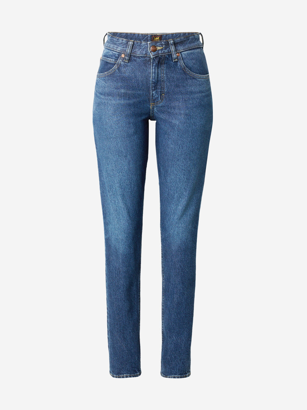 بنطلون جينز نسائي من Lee Rider Slim Straight Mid Rise