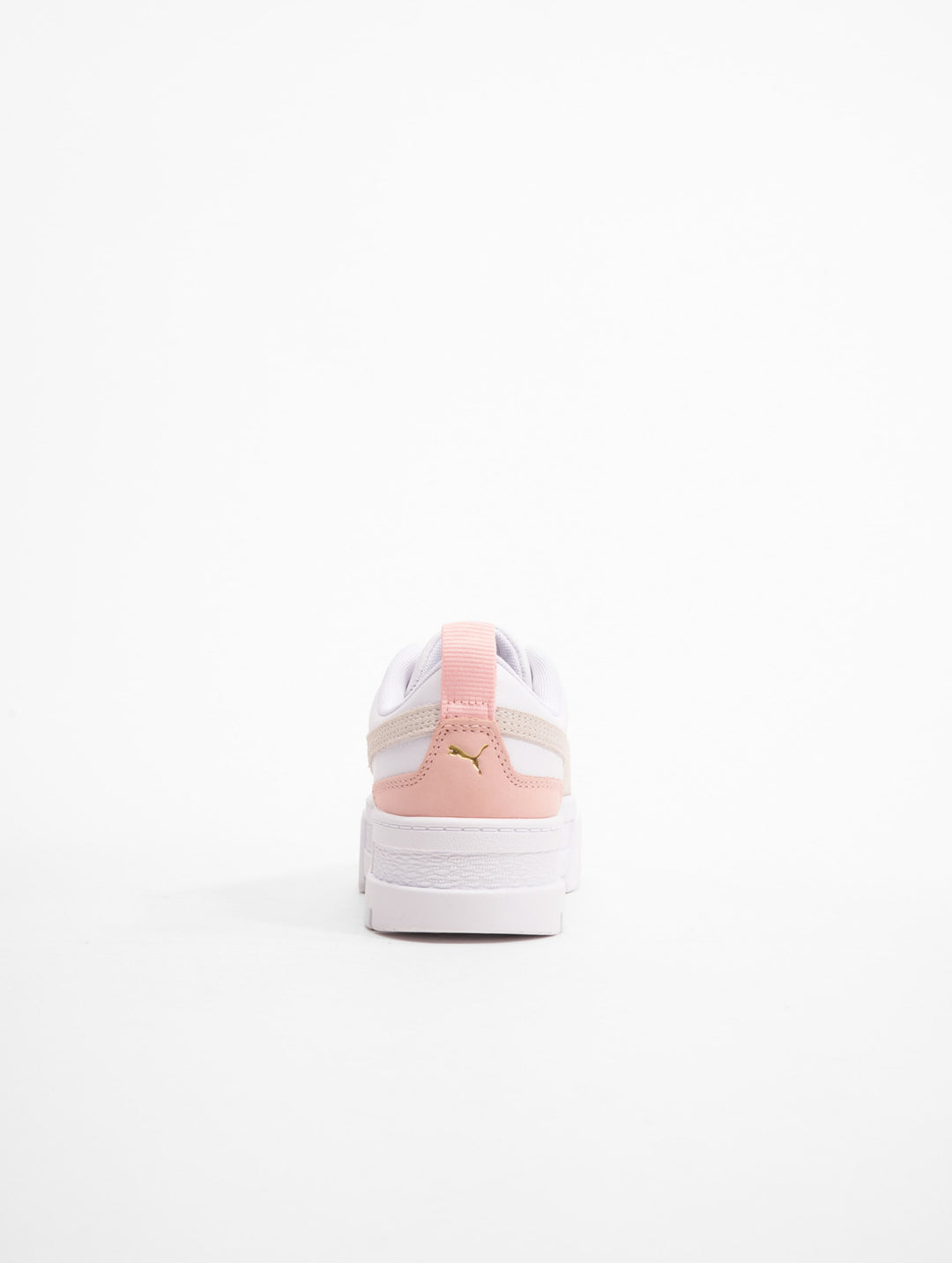 حذاء رياضي نسائي من PUMA Mayze Gentle - أبيض/رمادي ريشي