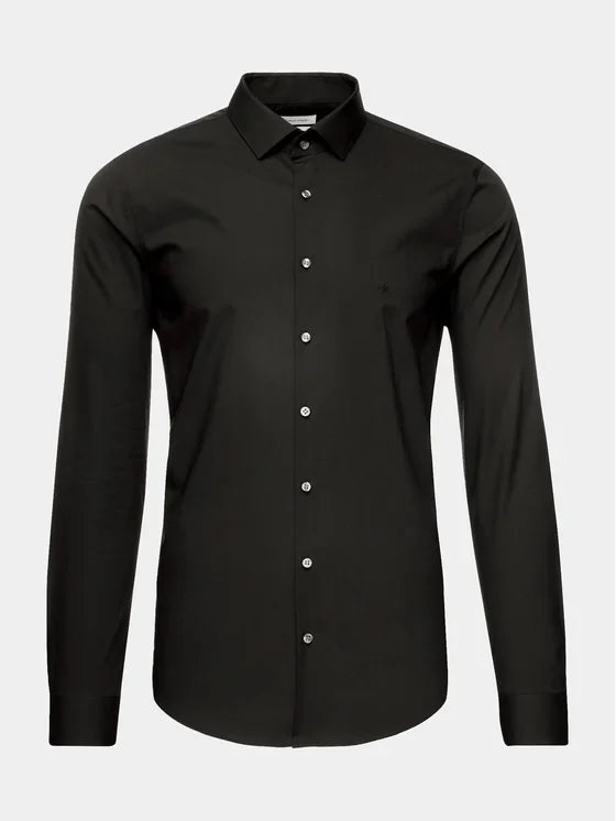 قميص كالفن كلاين بوبلين بقصّة Slim Fit