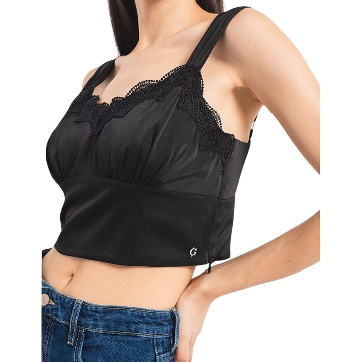 بلوزة Guess النسائية بدون أكمام بدانتيل Bianca