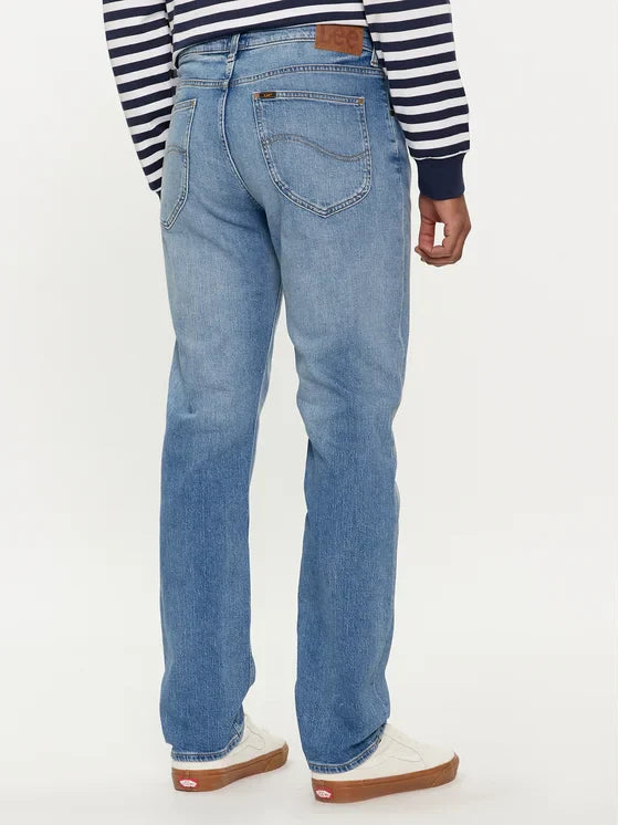 بنطال جينز ويست للرجال من لي، أزرق