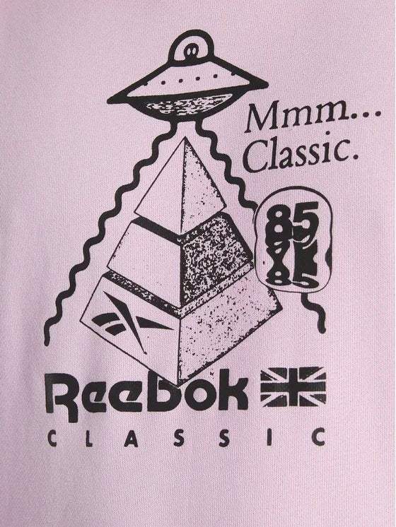 هودي تزلج CL من ريبوك للجنسين - وردي بيكسل