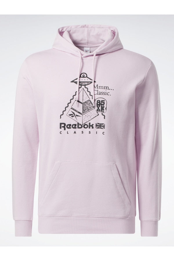 هودي تزلج CL من ريبوك للجنسين - وردي بيكسل