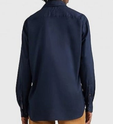 تومي هيلفيغر رجالي أوفرهمدن كور فليكس بوبلين قطن أزرق