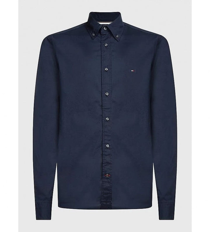 تومي هيلفيغر رجالي أوفرهمدن كور فليكس بوبلين قطن أزرق